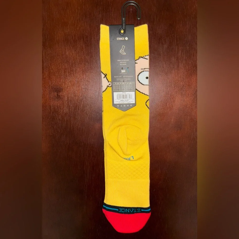 FAMILY GUY “STEWIE” STANCE NOVELTY CREW SOCKS NWT MEN’S SHOE SIZE 9-13